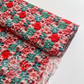 Viscosa RAYON POPLIN Knitted design D digital print