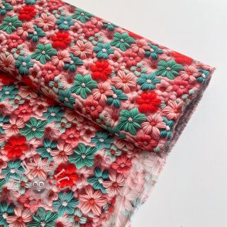 Viscosa RAYON POPLIN Knitted design D digital print