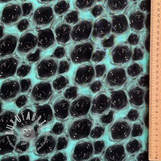 Viscosa RAYON POPLIN Black holes design C digital print