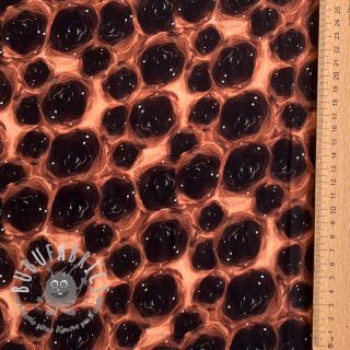 Viscosa RAYON POPLIN Black holes design B digital print