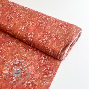 Viscosa RAYON POPLIN Mini flowers design E digital print