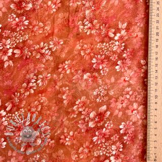 Viscosa RAYON POPLIN Mini flowers design E digital print