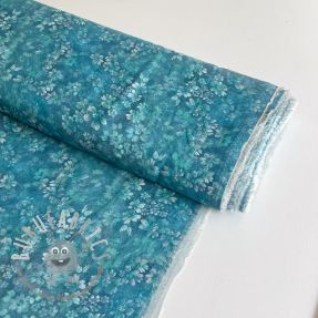 Viscosa RAYON POPLIN Mini flowers design C digital print