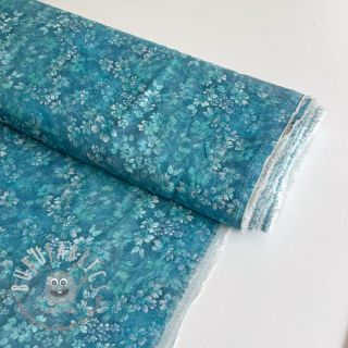 Viscosa RAYON POPLIN Mini flowers design C digital print