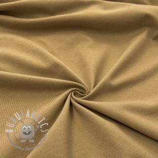 Jersey coton caramel