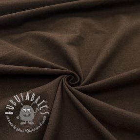 Jersey coton dark mocha