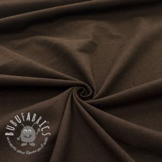 Jersey coton dark mocha