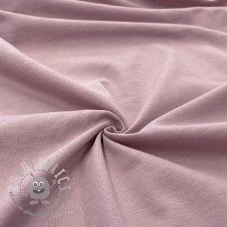 Jersey coton dawn pink
