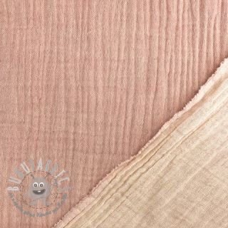 Mussola/Doppia garza MELANGE pink