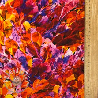 Jersey VISCOSE LYCRA HEAVY Watercolor Abstract design B digital print