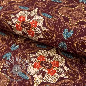 Jersey VISCOSE LYCRA HEAVY Batik design A digital print