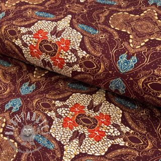 Jersey VISCOSE LYCRA HEAVY Batik design A digital print
