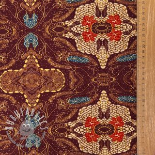 Jersey VISCOSE LYCRA HEAVY Batik design A digital print