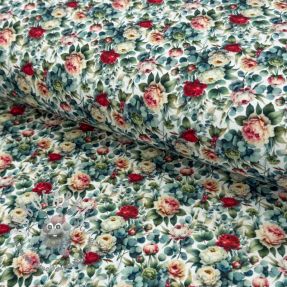 Jersey VISCOSE LYCRA HEAVY Iris design C digital print