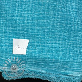 Mussola/Doppia garza Vintage aqua 2nd class