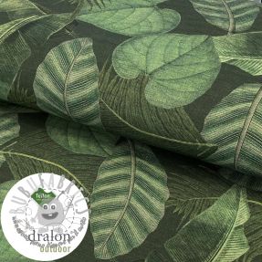 Tessuto decorativo con trattamento al teflon BOTANIC LEAF DETAILED