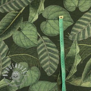 Tessuto decorativo con trattamento al teflon BOTANIC LEAF DETAILED