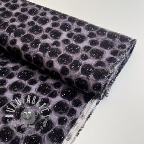 Viscosa RAYON POPLIN Black holes design D digital print