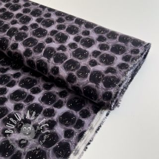 Viscosa RAYON POPLIN Black holes design D digital print