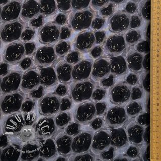 Viscosa RAYON POPLIN Black holes design D digital print