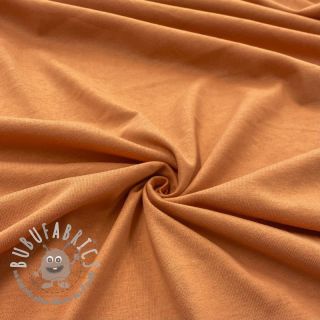 Jersey coton caramel