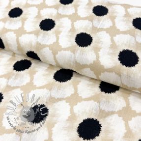 Viscosa con lino Waxflower design B digital print