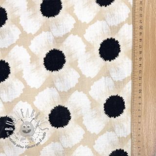 Viscosa con lino Waxflower design B digital print