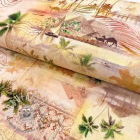 Viscosa con lino Egypt design B digital print