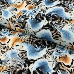 Viscosa con lino Paint chaos design A digital print