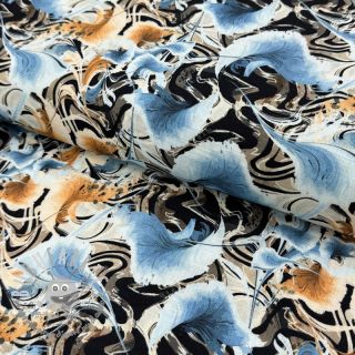 Viscosa con lino Paint chaos design A digital print