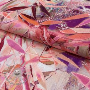 Viscosa con lino Bamboo digital print