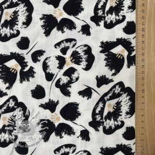 Viscosa con lino Cayena design A digital print