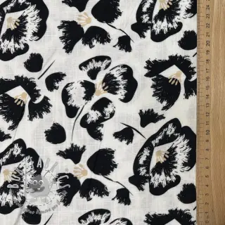 Viscosa con lino Cayena design A digital print
