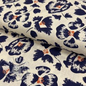 Viscosa con lino Cayena design B digital print