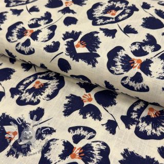 Viscosa con lino Cayena design B digital print