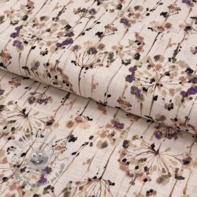 Viscosa con lino Agapanthus design C digital print