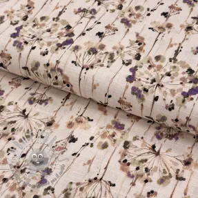 Viscosa con lino Agapanthus design C digital print