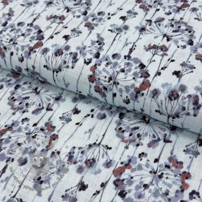 Viscosa con lino Agapanthus design B digital print