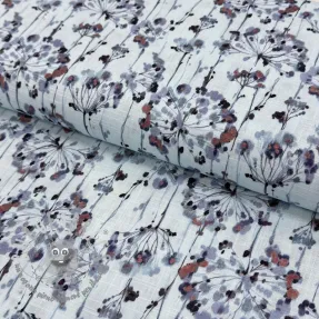 Viscosa con lino Agapanthus design B digital print