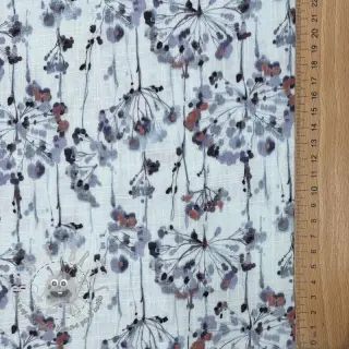 Viscosa con lino Agapanthus design B digital print