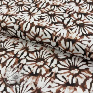 Viscosa con lino Dandelions digital print