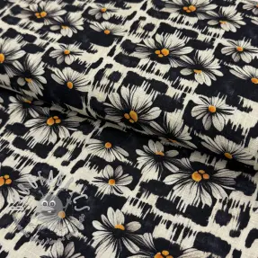 Viscosa con lino Daisy design A digital print