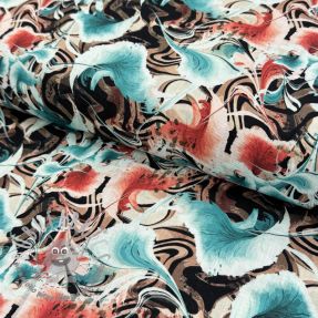 Viscosa con lino Paint chaos design B digital print