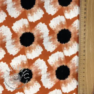 Viscosa con lino Waxflower design A digital print