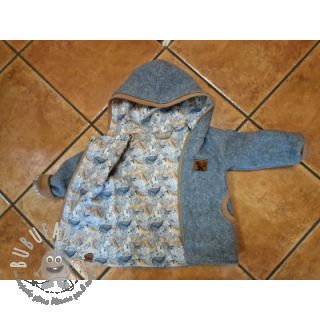 Jersey Happy dinos grey digital print