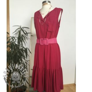 Popeline di cotone cerise