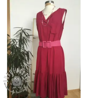 Popeline di cotone cerise