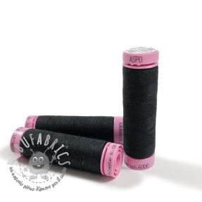 Filo di poliestere Amann Aspo 120 black