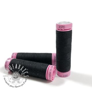 Filo di poliestere Amann Aspo 120 black