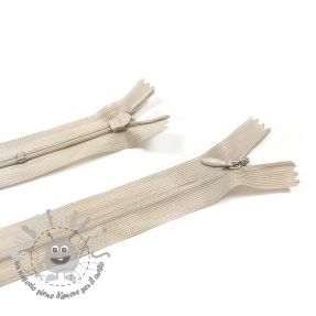 Cerniera invisibile non divisibile 25 cm Sand